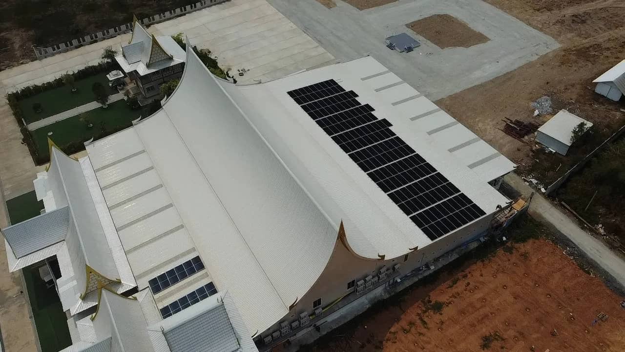 Project Solar Rooftop Hybrid On-Off grid (Wat Phuttha Prommayan Temple)